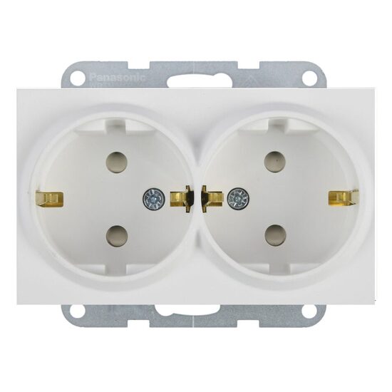 MECANISM PRIZA SCHUKO DUBLA PROT. COP. KARRE PLUS 55 SOFT TOUCH SEASHELL