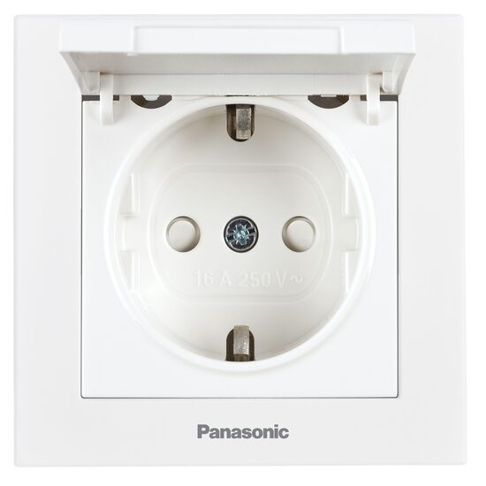 MECANISM PRIZA SCHUKO cu CAPAC PROT. COP QC KARRE PLUS 55 ALB