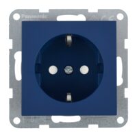 MECANISM PRIZA SCHUKO PROT. COP. QC KARRE PLUS 55  SOFT TOUCH OCEAN