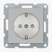 MECANISM PRIZA SCHUKO PROT. COP. QC KARRE PLUS 55 SOFT TOUCH SANDSTONE