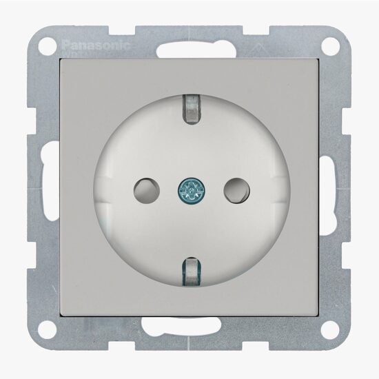 MECANISM PRIZA SCHUKO PROT. COP. QC KARRE PLUS 55 SOFT TOUCH SANDSTONE
