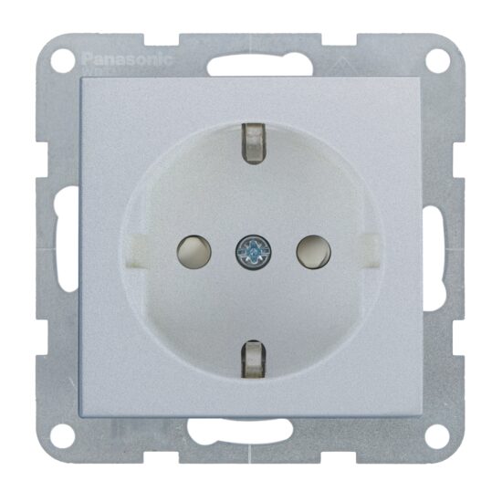MECANISM PRIZA SCHUKO PROT. COP. QC KARRE PLUS 55 SILVER