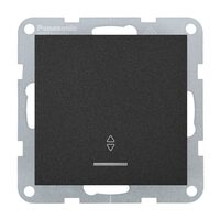 MECANISM INTRERUPATOR SCARA CU LED QC KARRE PLUS 55  NEGRU