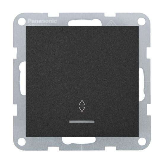 MECANISM INTRERUPATOR SCARA CU LED QC KARRE PLUS 55  NEGRU