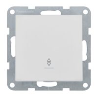 MECANISM INTRERUPATOR SCARA CU LED QC KARRE PLUS 55 SOFT TOUCH SEASHELL