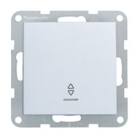 MECANISM INTRERUPATOR SCARA CU LED QC KARRE PLUS 55 SILVER