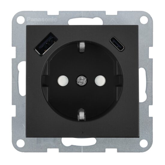 MECANISM PRIZA SCHUKO PROT. COP + USB TIP (A+C) QC KARRE PLUS 55 FUMURIU