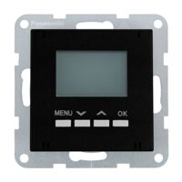 MECANISM TERMOSTAT DIGITAL DE CAMERE PT INCALZIRE -RACIRE KARRE PLUS 55 NEGRU