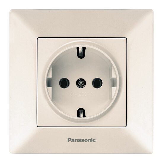 PRIZA SCHUKO ARKEDIA PANASONIC BEJ