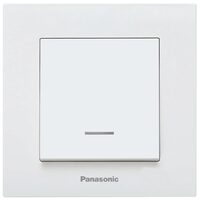 INTRERUPATOR CU LED KARRE PLUS ALB PANASONIC