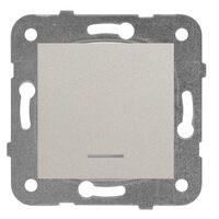 MECANISM INTRERUPATOR CU LED KARRE PLUS BRONZ