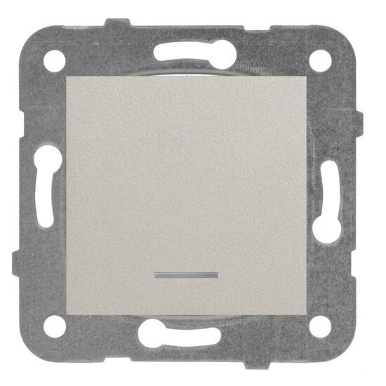 MECANISM INTRERUPATOR CU LED KARRE PLUS BRONZ