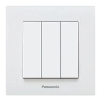 INTRERUPATOR TRIPLU KARRE PLUS PANASONIC ALB