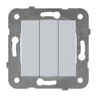 MECANISM INTRERUPATOR TRIPLU KARRE PLUS SILVER PANASONIC