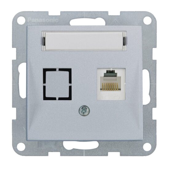 MECANISM PRIZA SIMPLA CAT6 KARRE PLUS PANASONIC SILVER