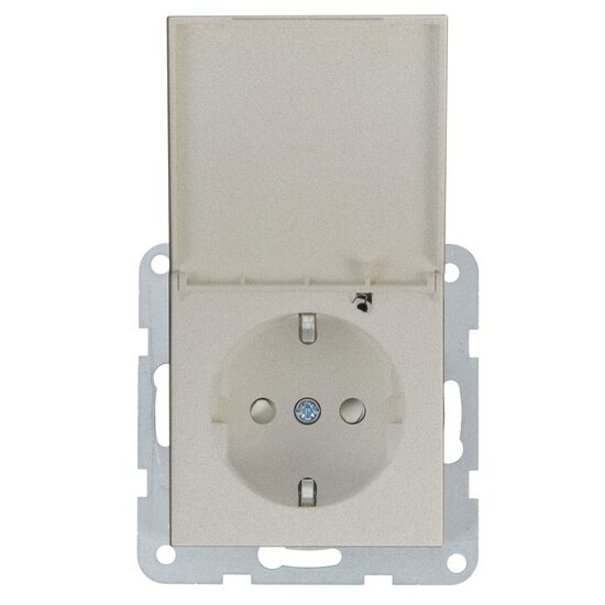 MECANISM PRIZA SCHUKO CU CAPAC KARRE PLUS PANASONIC BRONZ