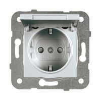 MECANISM PRIZA SCHUKO CAP. KARRE PLUS SILVER PANASONIC