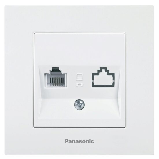 PRIZA TELEFON CAT3 KARRE PLUS PANASONIC ALB