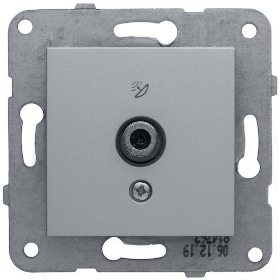 MECANISM PRIZA TV TRECERE 12dB KARRE PLUS SILVER PANASONIC