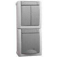 PRIZA SCHUKO+COMUTATOR IP54 PACIFIC PANASONIC