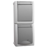 PRIZA SCHUKO+INTRERUPATOR IP54 PACIFIC PANASONIC