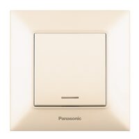 INTRERUPATOR CU LED ARKEDIA SLIM BEJ PANASONIC