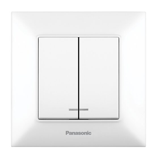 COMUTATOR SIMPLU CU LED 10AX 250V ALB ARKEDIA SLIM