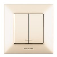 COMUTATOR SIMPLU CU LED 10A 250V BEJ ARKEDIA SLIM