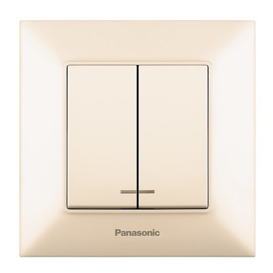 COMUTATOR SIMPLU CU LED 10A 250V BEJ ARKEDIA SLIM
