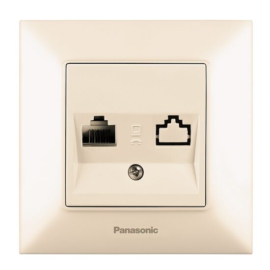 PRIZA DATE SIMPLA CAT5e ARKEDIA SLIM BEJ PANASONIC