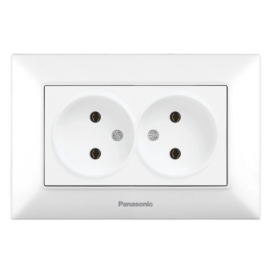 PRIZA DUBLA 16A 250V ARKEDIA SLIM ALB