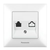 PRIZA TELEFON RJ11 CAT3 ARKEDIA SLIM ALB PANASONIC