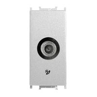 PRIZA SATELIT F METALIC ALB 1M PANASONIC