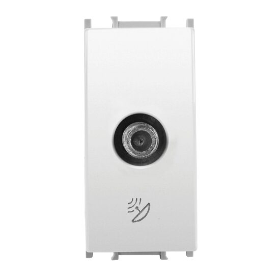 PRIZA SATELIT F CONNECTOR 10dB 1M ALB PANAS