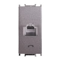 PRIZA TELEFON MODULAR ANTRACIT 1M