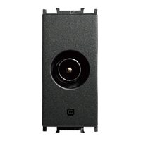 PRIZA TV FINALA MODULAR NEGRU 1M PANASONIC