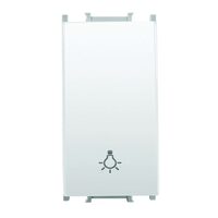 INTRERUPATOR SCARA CU REVENIRE MODULAR ALB 1M