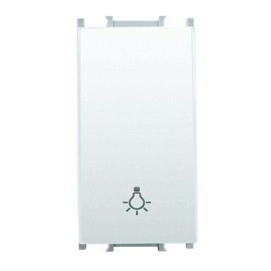 INTRERUPATOR SCARA CU REVENIRE MODULAR ALB 1M