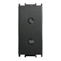 PRIZA SIMPLA MODULAR NEGRU 1M PANASONIC