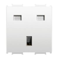 PRIZA ENGLEZA MODULAR ALB 1M PANASONIC