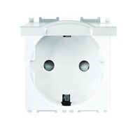 PRIZA SCHUKO CU CAPAC MODULAR ALB 2M PANASONIC