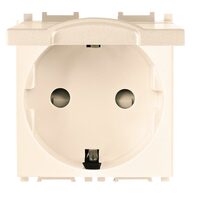 PRIZA SCHUKO CU CAPAC MODULAR BEJ 2M