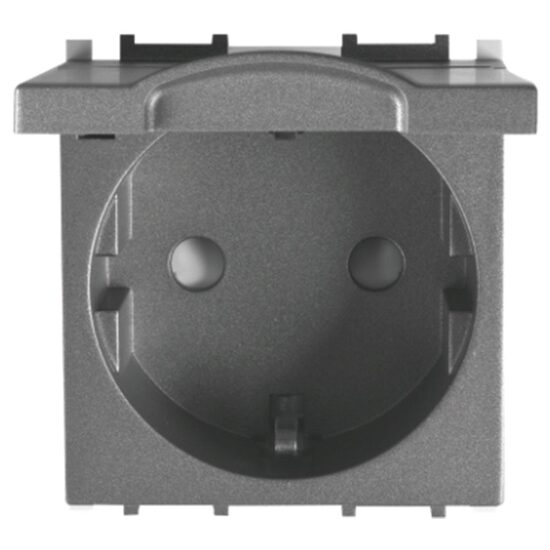 PRIZA SCHUKO CU CAPAC MODULAR FUMURIU 2M