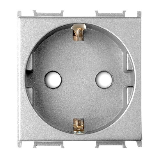 PRIZA SCHUKO PROT.COPIL ALB METALIC 2M PANASONIC