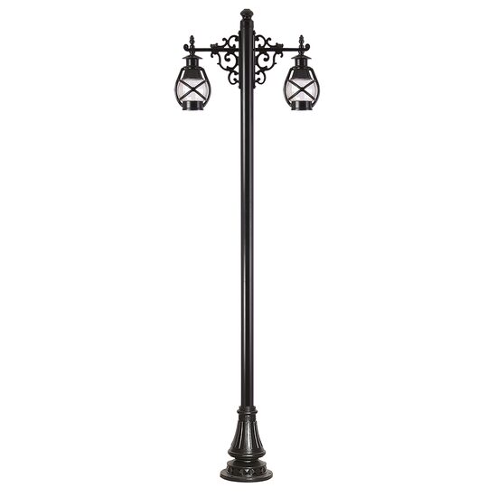 STALP H:275CM CU CORP 2xE27 NEGRU, SANLI DECORATIV