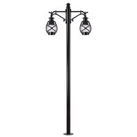 STALP H:275CM CU CORP 2xE27 NEGRU, SANLI DECORATIV