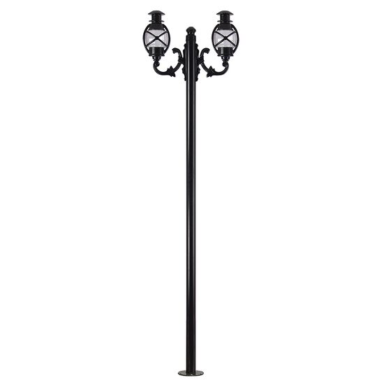 STALP H:260CM CU CORP 2xE27 NEGRU, SANLI DECORATIV