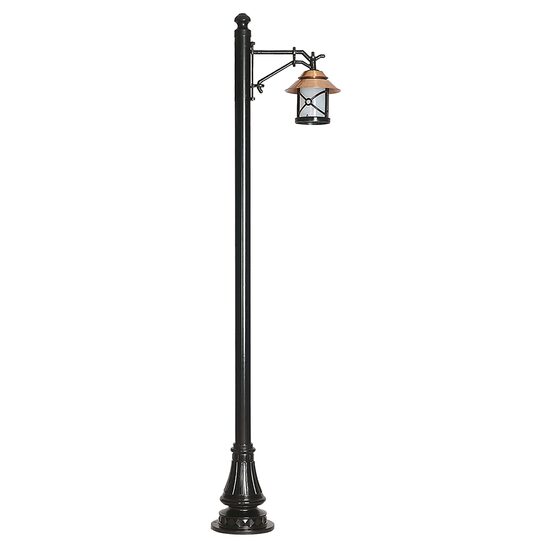 STALP H:270CM 1XE27 ALUMINIU NEGRU+BRONZ, SANLI DECORATIV