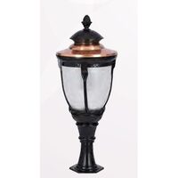 FELINAR PT PERETE 95CM 1xE27 ALUMINIU NEGRU+ANTIC SANLI DECORATIV