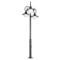 STALP H:300CM CU CORP 3xE27 NEGRU, SANLI DECORATIV